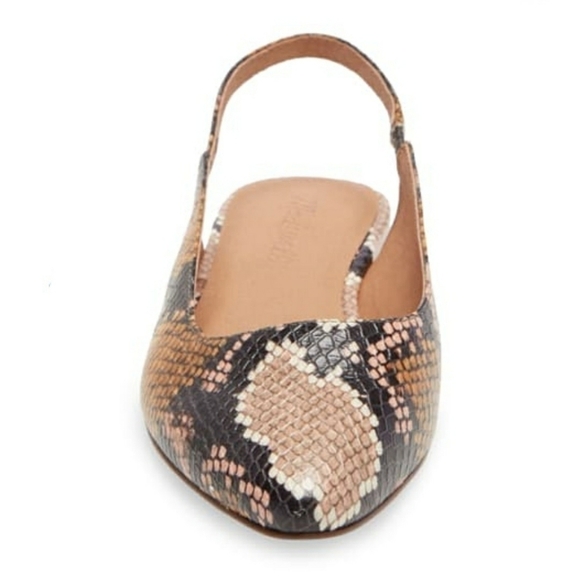 MADEWELL Margo Leather Slingback Flat sz. 6 NIB - Picture 1 of 12